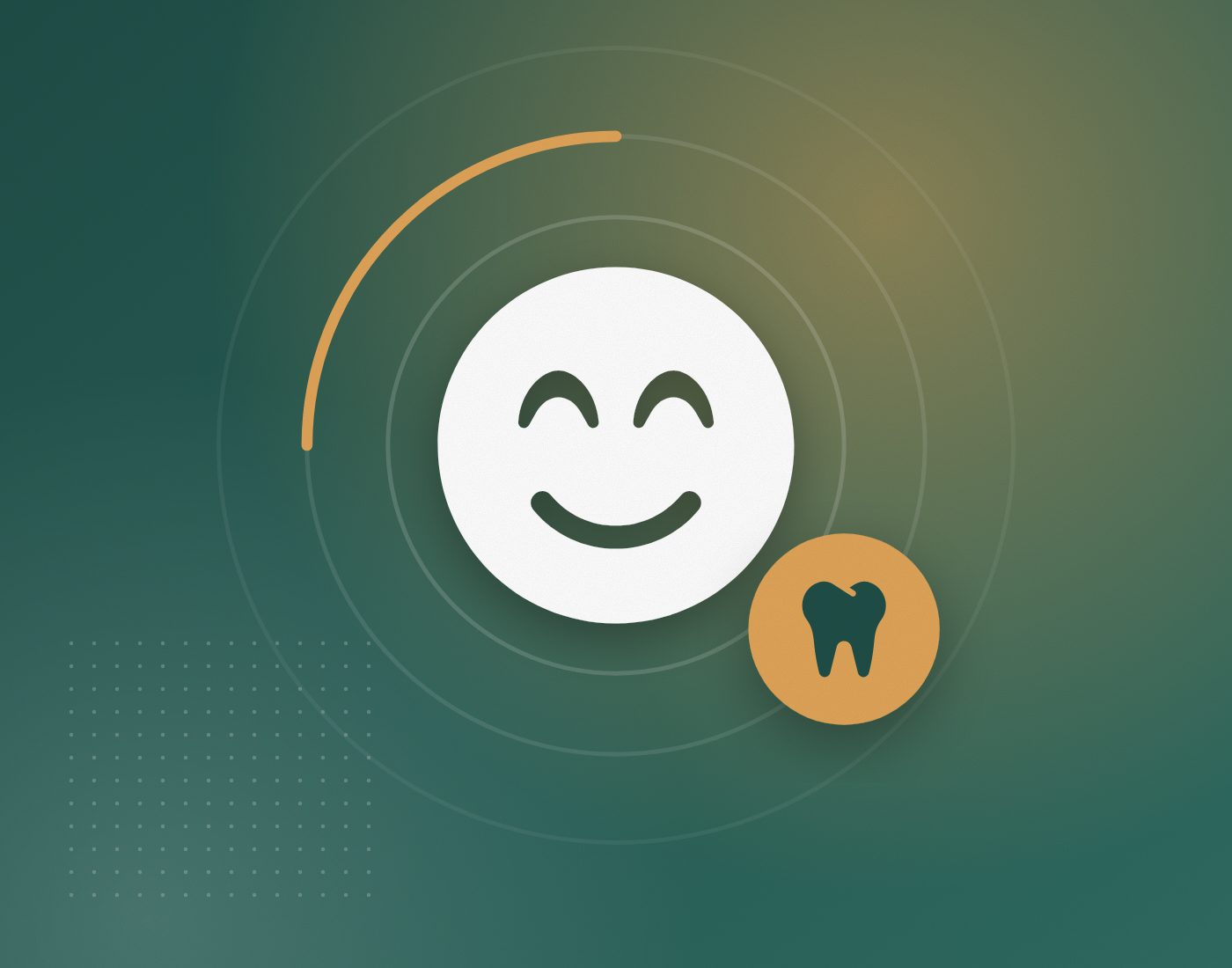 A bright, confident smile